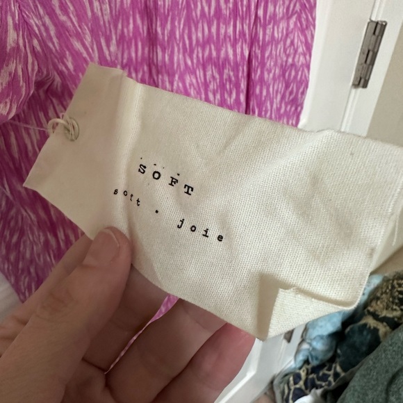 SOFT JOIS SIZE SMALL PINK & white shirt NEW w/ TAGS - Picture 4 of 8